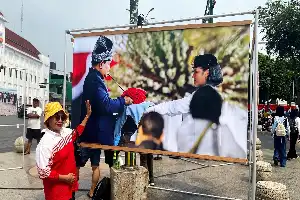Semarak Peringatan HUT ke-81 RI di Yogyakarta: Pesta Rakyat dan Pameran Foto LKBN Antara Sedot Antusiasme Warga