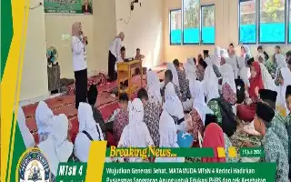MTsN 4 Kerinci Gandeng Puskesmas Sanggaran Agung Gelar Edukasi PHBS dan Pemeriksaan Kesehatan Siswa Baru