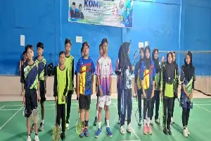 KOMPAS 2026: Pebulu Tangkis MTsN 4 Kerinci Tunjukkan Performa Maksimal di Arena Pertandingan