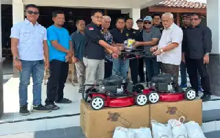 Upaya Peningkatan Produktivitas Desa, Subardi Fasilitasi Sarana Olahraga dan Kebersihan di Gunungkidul