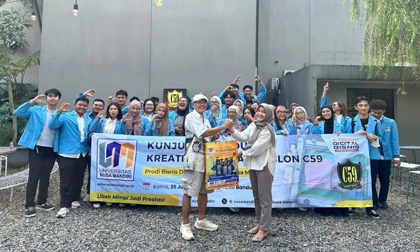 Mahasiswa Bisnis Digital UNM Pelajari Strategi C59 Bertahan di Industri Fesyen