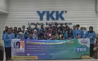 Tingkatkan Kompetensi, Mahasiswa Manajemen UNM Bedah Operasional Industri Global di PT YKK Indonesia
