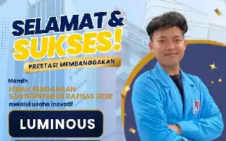 Mahasiswa Bisnis Digital UNM Sukses Raih Hibah Santripreneur BAZNAS 2026 lewat Brand Luminous