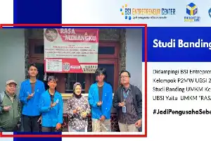 Cetak Wirausaha Muda, Universitas BSI Fasilitasi Mahasiswa Belajar Digitalisasi UMKM ke Rasa Minangku