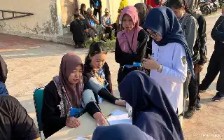 Tingkatkan Kesadaran Gaya Hidup Sehat, Mahasiswa Profesi Fisioterapi UMS Fasilitasi Tes Kebugaran Warga Sukoharjo