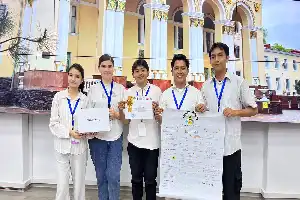 Mahasiswa Universitas Malikussaleh Sabet Juara Pertama Startup Internasional di Kazakhstan