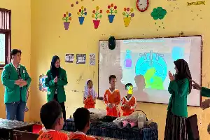 Peduli Kesehatan Sejak Dini, Mahasiswa KKN Unimal Edukasi Siswa SDN 6 Kuta Makmur