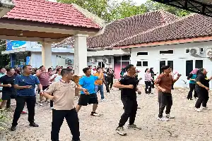 Tingkatkan Kualitas Layanan, BRI Cabang Sibolga Dorong Kebugaran Karyawan Lewat Olahraga Rutin