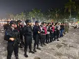 Jamin Keamanan Pesta Rakyat HUT RI ke-81, Polres Murung Raya Kawal Malam Hiburan di Alun-Alun Jorih Jerah