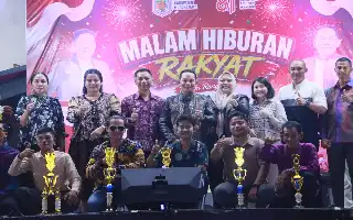 Hadiri Malam Puncak Hiburan Rakyat HUT RI ke-81, Kapolres Murung Raya Ajak Warga Teladani Perjuangan Pahlawan