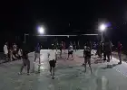 Lapangan Voli Hasil TMMD 129 Kodim Lamongan Jadi Pusat Interaksi Malam Warga Desa Tlemang
