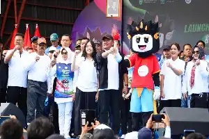 Muara Enim Bersiap Jadi Tuan Rumah FORPROV II 2026, Gubernur Sumsel Resmikan Logo dan Maskot 'Si Bara'
