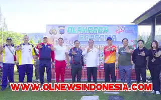 Forkopimda Karo Gelar Olahraga Bersama Peringati HUT Bhayangkara ke-80 di Berastagi