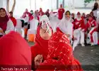 Meriahkan HUT RI, PERWOSI Pasuruan dan RSUD Grati Kampanyekan Hidup Sehat Lewat Senam Bersama