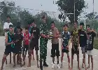 Guna Cegah Narkoba dan Kenakalan Remaja, Pemuda Dusun Mulyasari Malang Terima Bantuan Sarana Olahraga