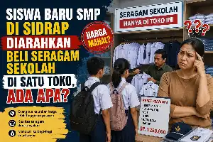 Dugaan Monopoli Penjualan Seragam SMP di Sidrap, Wali Murid Keluhkan Harga Mahal
