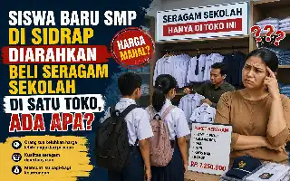 Dugaan Monopoli Penjualan Seragam SMP di Sidrap, Wali Murid Keluhkan Harga Mahal