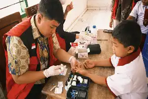 KKN Unhas Hadirkan Program GEN-MACCA, Fasilitasi Pemeriksaan Kesehatan Ratusan Siswa SD di Sidrap