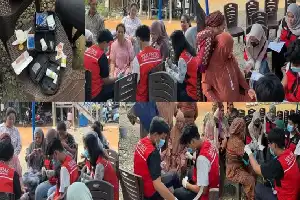 Tekan Risiko Penyakit Tidak Menular, Mahasiswa KKN Kesehatan Unhas Gelar Skrining Gratis di Desa Botto