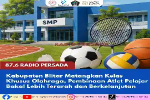 Pemkab Blitar Godok Kelas Khusus Olahraga untuk Cetak Atlet Berprestasi