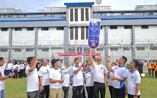 Rayakan Hari Kemerdekaan, Lapas Kelas IIA Binjai Buka Pekan Olahraga dan Seni untuk Petugas dan Warga Binaan