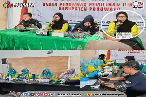Dukung Program Nasional, Puskesmas Buntulia dan Bawaslu Pohuwato Kolaborasi Gelar Cek Kesehatan Gratis