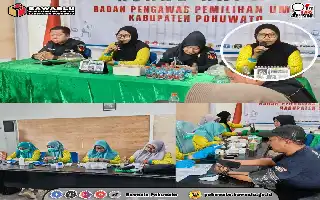 Dukung Program Nasional, Puskesmas Buntulia dan Bawaslu Pohuwato Kolaborasi Gelar Cek Kesehatan Gratis