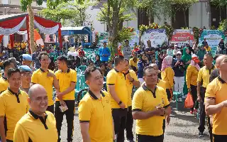 Pererat Sinergi, Polrestabes Surabaya Gelar Olahraga Bersama Sambut HUT Bhayangkara ke-80