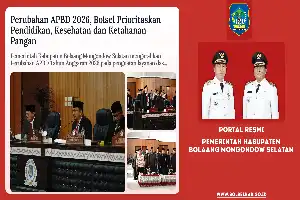 Perubahan APBD Bolsel 2026 Fokus pada Layanan Dasar, Pendidikan, dan Kesehatan