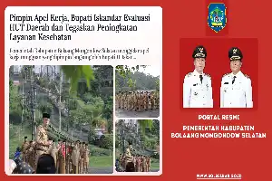 Evaluasi HUT Bolsel, Bupati Iskandar Kamaru Tekankan Disiplin ASN dan Layanan Kesehatan Humanis