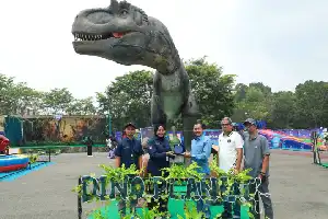 Dorong Ruang Rekreasi Edukatif, Pemkab Siak Resmikan Wahana Dino Planet di Area Stadion Sultan Ismail