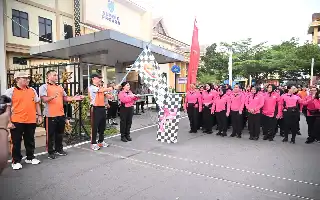 Polda Jambi Perkuat Sinergitas TNI-Polri dan Masyarakat Lewat Olahraga Bersama Jelang Hari Bhayangkara Ke-80