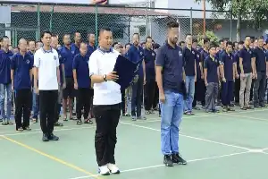 Pupuk Sportivitas Warga Binaan, Lapas Batam Gelar Pekan Olahraga Jelang HUT RI