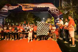 Dongkrak Budaya Hidup Sehat, Ratusan Warga Kupang Padati Independence Night Run Season II