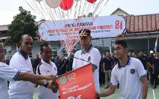Sambut HUT RI ke-81, Lapas Batam Gelar Pekan Olahraga Narapidana guna Pupuk Sportivitas Warga Binaan