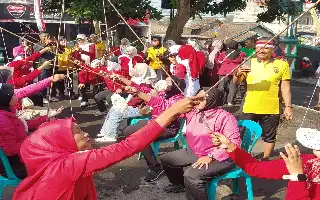Pererat Sinergitas Jelang HUT RI ke-81, TNI-Polri Wilayah PATAS Sumedang Gelar Olahraga Bersama