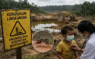 Tambang Ilegal Jadi Pemicu Lonjakan Malaria di Indonesia Timur, Kerusakan Lingkungan Berubah Menjadi Krisis Kesehatan