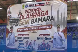 Sambut Harjad ke-500, Pemkot Banjarmasin Gelar Festival Olahraga dan Seni Bamara 2026 untuk Pelajar