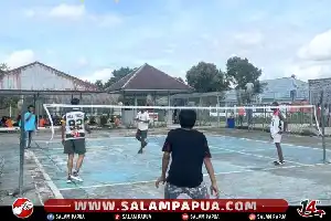 Ratusan Warga Binaan Lapas Timika Semarakkan HUT Ke-81 RI Lewat Turnamen Olahraga