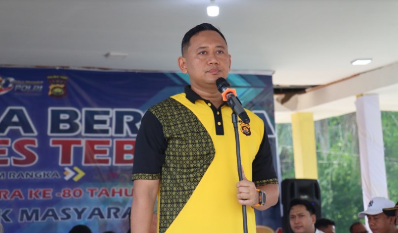 Peringati Hari Bhayangkara ke-80, Polres Tebo Gelar Olahraga Bersama dan Layanan Publik