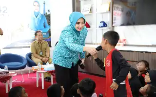 Rayakan Hari Anak Nasional, TP-PKK Babel Ajak Siswa Gemar Membaca dan Rawat Gigi