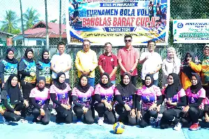 Turnamen Voli Banglas Barat Cup II Resmi Dimulai, Wadah Penjaringan Atlet Berprestasi Kepulauan Meranti