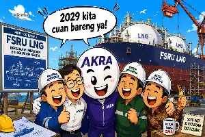 Perkuat Rantai Pasok Energi, AKR Corporindo Investasikan Rp5,7 Triliun untuk Kapal FSRU LNG
