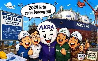 Perkuat Rantai Pasok Energi, AKR Corporindo Investasikan Rp5,7 Triliun untuk Kapal FSRU LNG