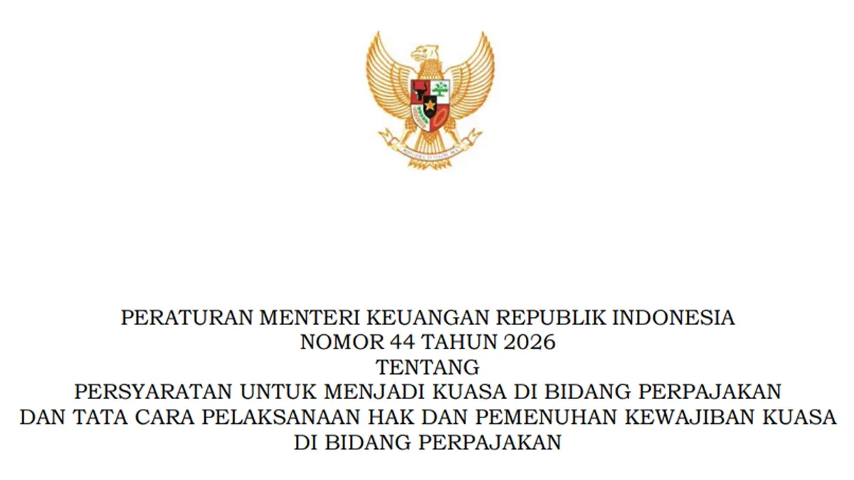 Kemenkeu Terbitkan Aturan Baru, Syarat Menjadi Kuasa Wajib Pajak Diperketat