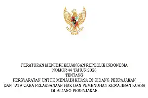 Kemenkeu Terbitkan Aturan Baru, Syarat Menjadi Kuasa Wajib Pajak Diperketat