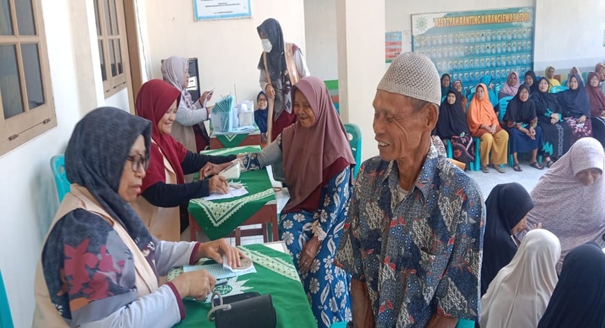 Tingkatkan Kualitas Hidup Lansia, PRA Karanglewas Kidul Hadirkan Layanan Kesehatan Terjangkau