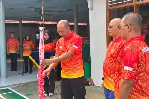 Pererat Kebersamaan, Lapas Kelas IIB Bangko Buka Pekan Olahraga HUT RI ke-81