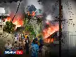 Kebakaran Hanguskan Permukiman Kampung Adat Kasepuhan Ciptamulya di Cisolok Sukabumi