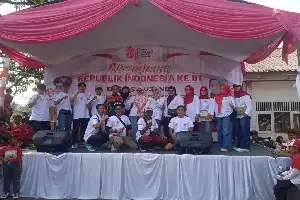 Jalan Santai dan Hiburan Rakyat Meriahkan Penutupan Rangkaian HUT ke-81 RI di Desa Cikujang Sukabumi